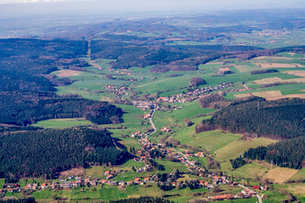 From the south in the district Unter-Mossau in Mossautal in the state Hesse, Germany