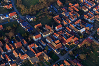 Church of St. Anthony on Hauptstr in Herxheimweyher in the state Rhineland-Palatinate, Germany