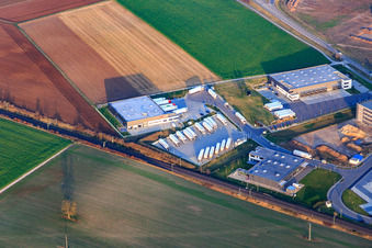 Market Hall 5 in Rülzheim in the state Rhineland-Palatinate, Germany