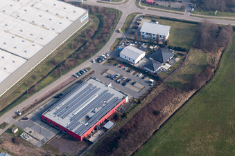 Horst industrial estate in the district Minderslachen in Kandel in the state Rhineland-Palatinate, Germany