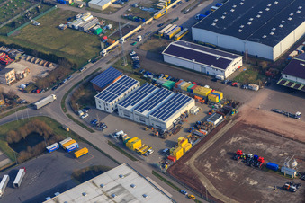 Horstring with WWV Wärmeverwertung GmbH & Co. KG in the district Minderslachen in Kandel in the state Rhineland-Palatinate, Germany