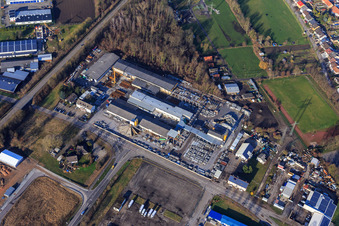 Schneider Precast Concrete Plant GmbH in the district Huttenheim in Philippsburg in the state Baden-Wuerttemberg, Germany