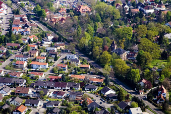 Germersheimer Street, Kandeler Street in Jockgrim in the state Rhineland-Palatinate, Germany