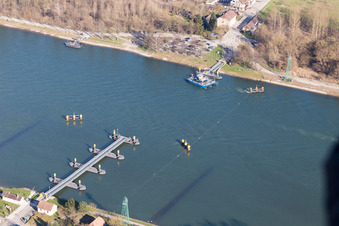 Seltz in the state Bas-Rhin, France from the drone perspective
