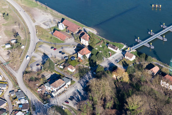 Seltz in the state Bas-Rhin, France from a drone