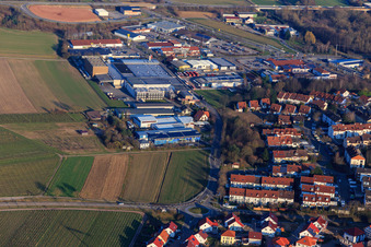 Winery ZGM Zimmermann-Graeff & Müller GmbH & Co in the district Pleisweiler in Bad Bergzabern in the state Rhineland-Palatinate, Germany