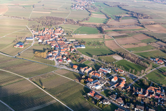 District Drusweiler in Kapellen-Drusweiler in the state Rhineland-Palatinate, Germany out of the air