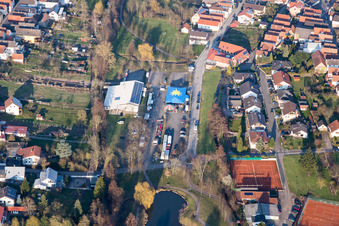 Circus at the Klingbachhalle in Klingenmünster in the state Rhineland-Palatinate, Germany