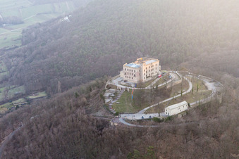 Aerial photograpy of District Diedesfeld in Neustadt an der Weinstraße in the state Rhineland-Palatinate, Germany