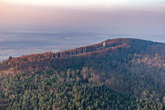 Radar station in Lampertsloch in the state Bas-Rhin, France