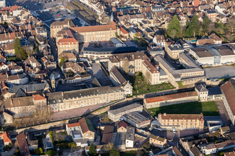 (Burgundy) in Autun in the state Saone et Loire, France out of the air