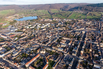Drone image of (Burgundy) in Autun in the state Saone et Loire, France