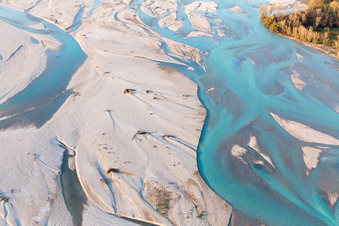 Dignano in the state Friuli Venezia Giulia, Italy from the plane