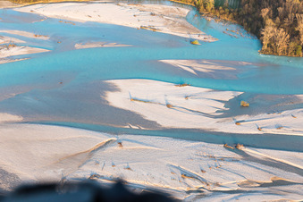 Aerial photograpy of Borgata Mezzoli in the state Friuli Venezia Giulia, Italy