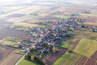 Aerial view of San Paolo in the state Friuli Venezia Giulia, Italy
