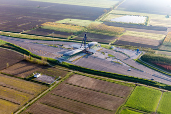 Highway toll station and paying agent of the A 4 (Punto Blu) in Ronchis in Friuli-Venezia Giulia, Italy