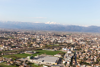 Oblique view of Basaldella in the state Friuli Venezia Giulia, Italy