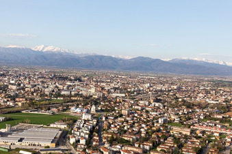 Basaldella in the state Friuli Venezia Giulia, Italy from above