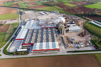 Building and production halls on the premises of Bipan S.p.A. Bodenbelaege in Bicinicco in Friuli-Venezia Giulia, Italy