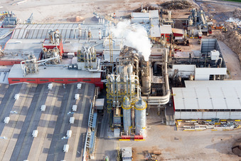 Aerial photograpy of Bicinicco in the state Udine, Italy