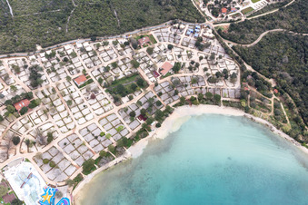 Rovinj in the state Gespanschaft Istrien, Croatia seen from a drone