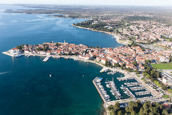Oblique view of Sveti Duh in the state Gespanschaft Istrien, Croatia