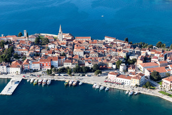 Sveti Duh in the state Gespanschaft Istrien, Croatia from above