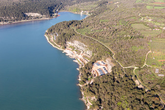 Aerial view of Antenal in the state Gespanschaft Istrien, Croatia
