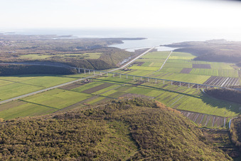 Nova Vas in the state Gespanschaft Istrien, Croatia out of the air