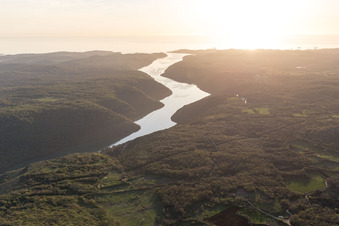 Oblique view of Jural in the state Gespanschaft Istrien, Croatia