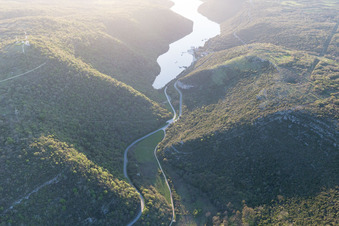 Jural in the state Gespanschaft Istrien, Croatia from the plane