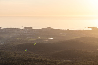 Rovinj in the state Gespanschaft Istrien, Croatia out of the air