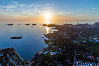 Polari in the state Gespanschaft Istrien, Croatia from the plane