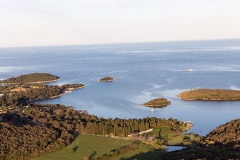 Stancija Valkanela in the state Gespanschaft Istrien, Croatia from the drone perspective