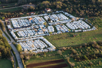 Stancija Valkanela in the state Gespanschaft Istrien, Croatia from above