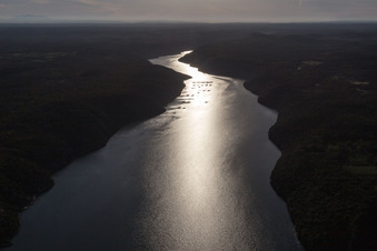 Vrsar in the state Gespanschaft Istrien, Croatia from the plane