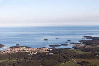 Flengi in the state Gespanschaft Istrien, Croatia from above