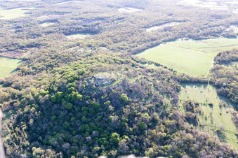 Aerial view of Valkarin in the state Gespanschaft Istrien, Croatia