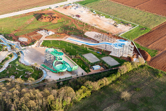 Bird's eye view of Poreč in the state Gespanschaft Istrien, Croatia