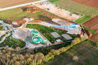Poreč in the state Gespanschaft Istrien, Croatia viewn from the air