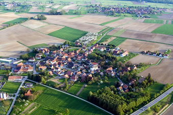 Village view in Betschdorf in the state Bas-Rhin, France