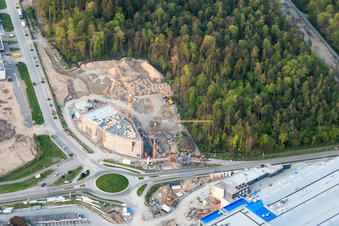 SEW-EURODRIVE GmbH & Co. KG in the district Graben in Graben-Neudorf in the state Baden-Wuerttemberg, Germany out of the air