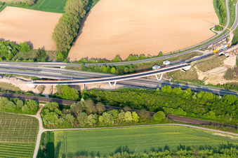 District Dammheim in Landau in der Pfalz in the state Rhineland-Palatinate, Germany out of the air