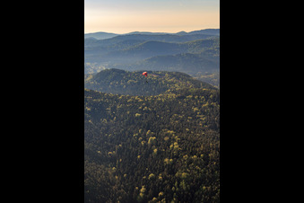 Paragliders in the Palatinate Forest in Vorderweidenthal in the state Rhineland-Palatinate, Germany