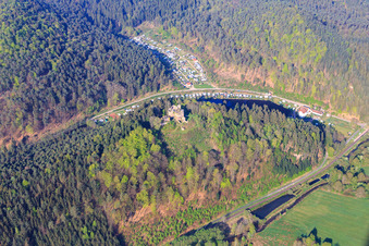 Neudahner Weiher campsite - Günther Jacobi and Moosbachtal campsite - J. Horlemann Erben GbR in Dahn in the state Rhineland-Palatinate, Germany