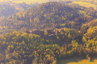 Tanstein Castle Ruins in Dahn in the state Rhineland-Palatinate, Germany