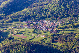Böllenborn in the state Rhineland-Palatinate, Germany from above