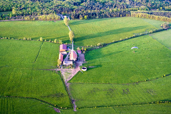 Drone recording of Mertzwiller in the state Bas-Rhin, France