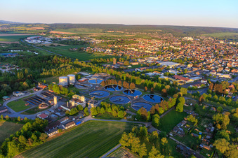 Sewage treatment plant Holzminden in Holzminden in the state Lower Saxony, Germany