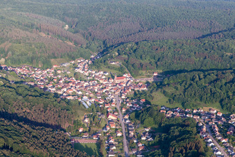 Aerial photograpy of Seeks in Soucht in the state Moselle, France